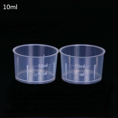 10ml 1/3OZ pp measuring cup, graduate plastic Oral solution cup, oral liquid cap