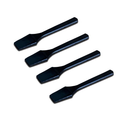 65mm black white plastic cosmetic spatula,beauty tool,spatula shape cream spoon