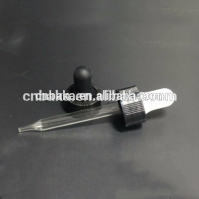 18mm neck Essential Oil bakelite Dropper with white/black teat