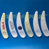 6cm white and black logo printed cosmetic cream Mask spatula