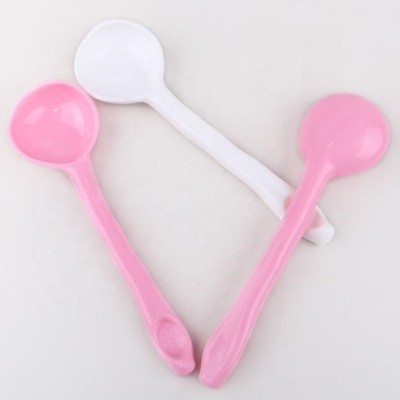 Long handle 20ml /13g plastic spoon 15 grams scoop coloured plastic spoon PP plastic limit salt spoon