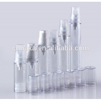 5ml 10ml 12ml 15ml plastic airless cosmetic pump bottle for serum