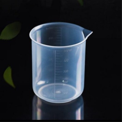 500ml clear plastic measuring cup,  laboratory PP beaker cup