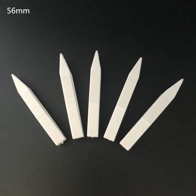 56mm plastic white plastic tweezers, plastic clip , false eyelashes